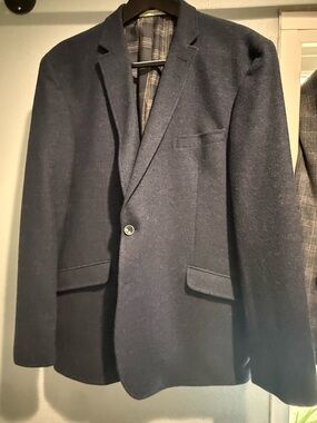 Joseph Abboud Men's Navy Wool-Blend Blazer